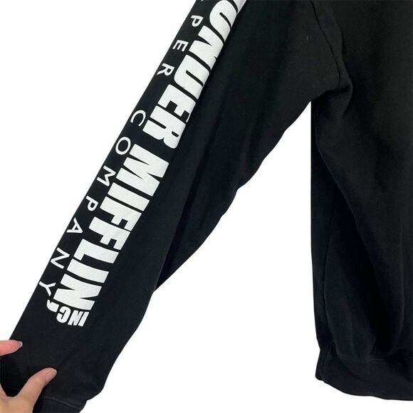 The Office Black Graphic Hoodie That’s What She Said Pullover Hooded Sweatshirt - Picture 4 of 5